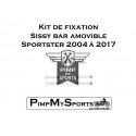 Kit d installation pour sissy bar amovible