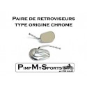 Retroviseurs noirs type origine