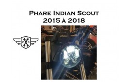 Phare à LED Indian Scout / Bobber / Sixty 2015 à 2019