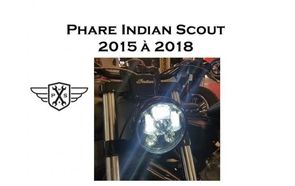 Phare à LED Indian scout