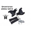 Kit repose pieds passagers Harley Davidson Sportster 2004 à 2013 forty eight