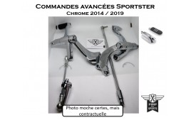 Forward controls SPORTSTER PMS 2004-2013 Noires