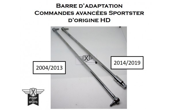 kit de conversion barre de frein commandes avancées Sportster