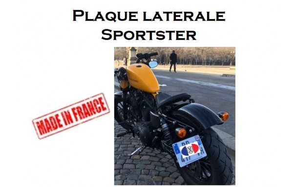 Support de plaque latetrale Sportster 04 & up