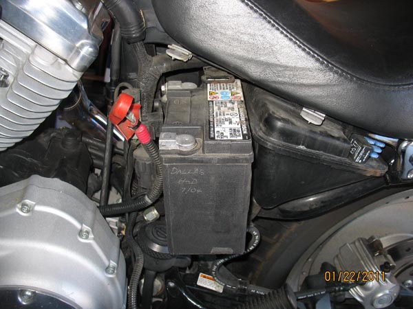 2005 sportster battery